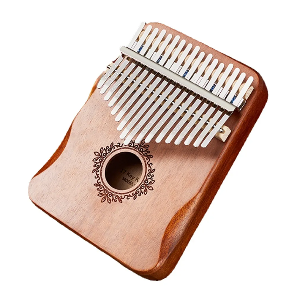 17 Keys Kalimba Thumb Piano High Quality Wood Mbira Body Musical Instruments With Learning Book Kalimba Piano Christmas Gift