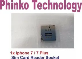 1x  iphone 7 iphone 7  Plus sim card reader socket holder connector module slot