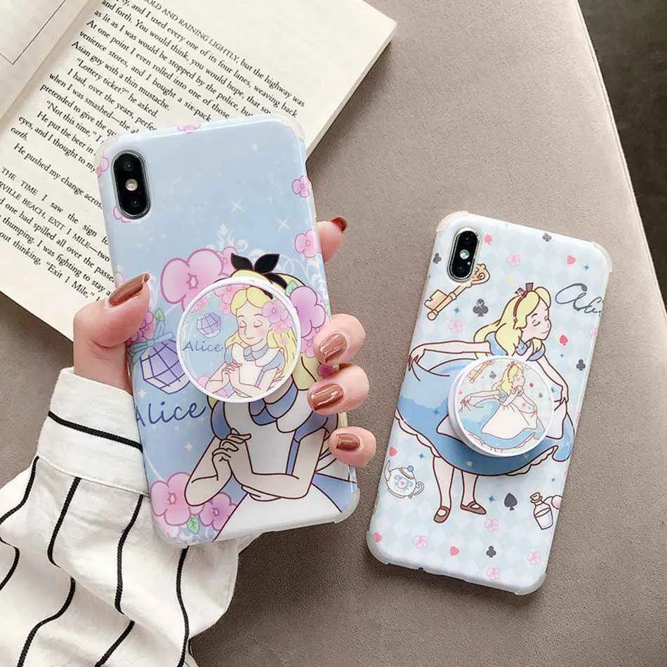 Alice And Cindrella Fairies Slim Case Cover With Holder