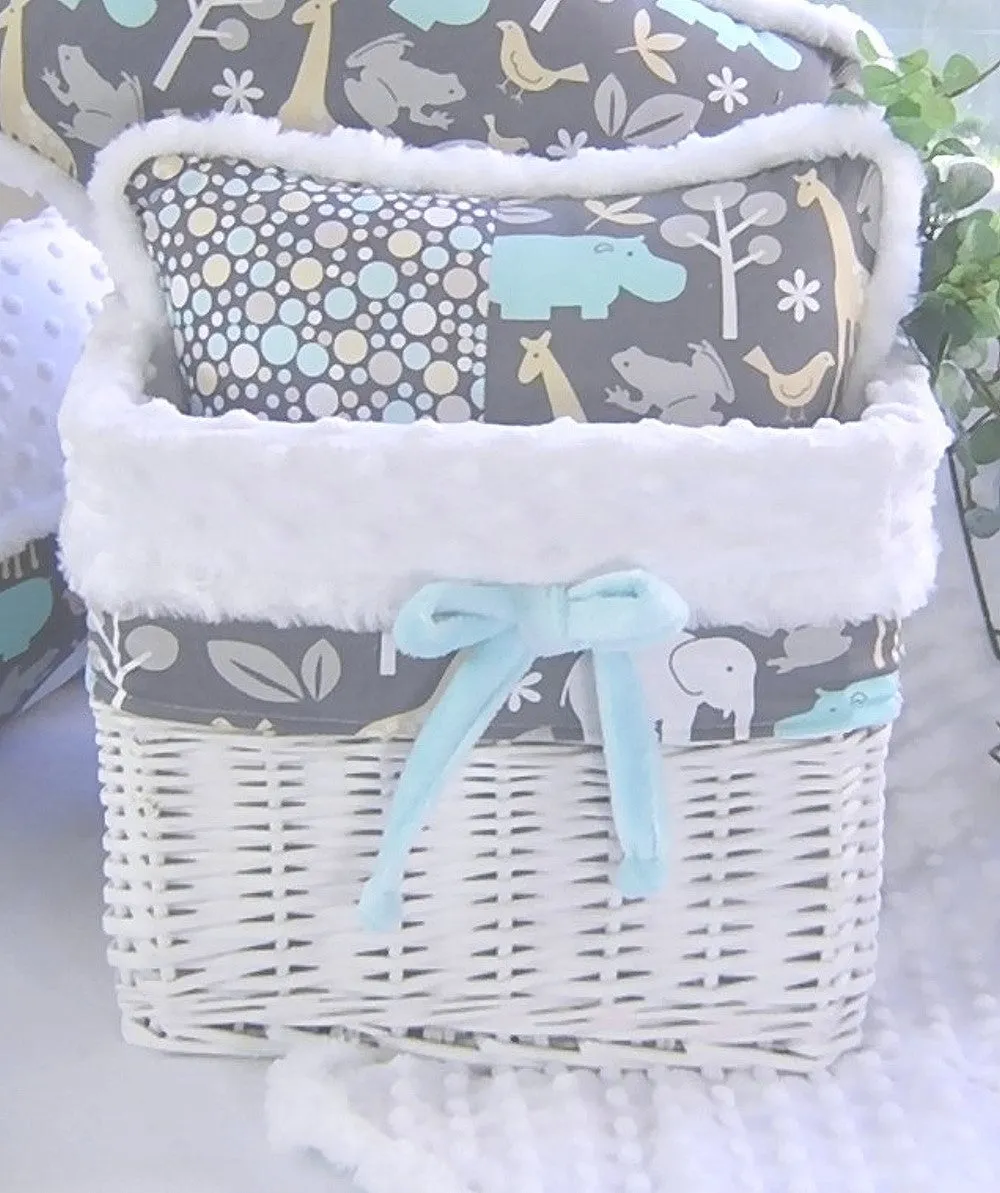 Animal Cookies Bleu Basket Liner