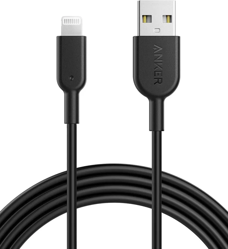 Anker Powerline  II USB-A to Lightning Cable (6ft) Black