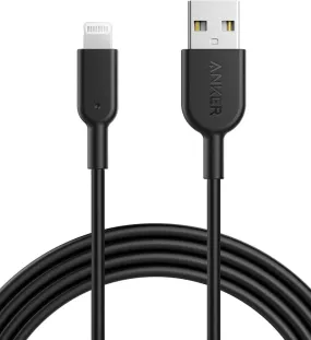 Anker Powerline  II USB-A to Lightning Cable (6ft) Black