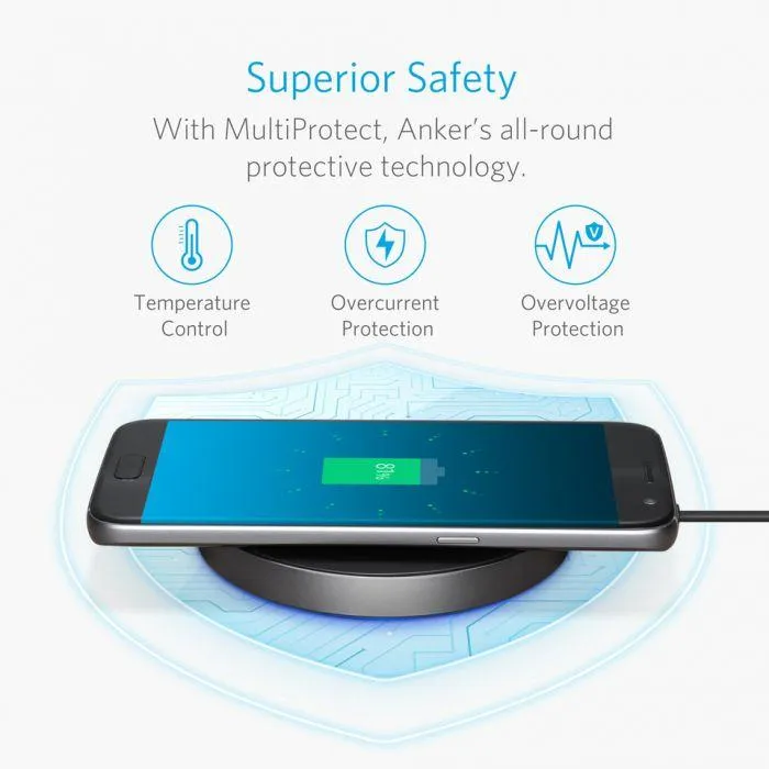 Anker PowerTouch 10 USB-C Fast Wireless Charger