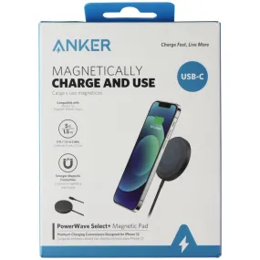 Anker (USB-C) PowerWave Select  Magnetic Wireless Charging Pad - Black