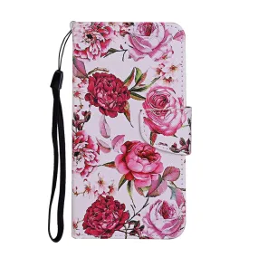 Anymob Samsung Red Roses Phone Cases Leather Flip Stand Cover