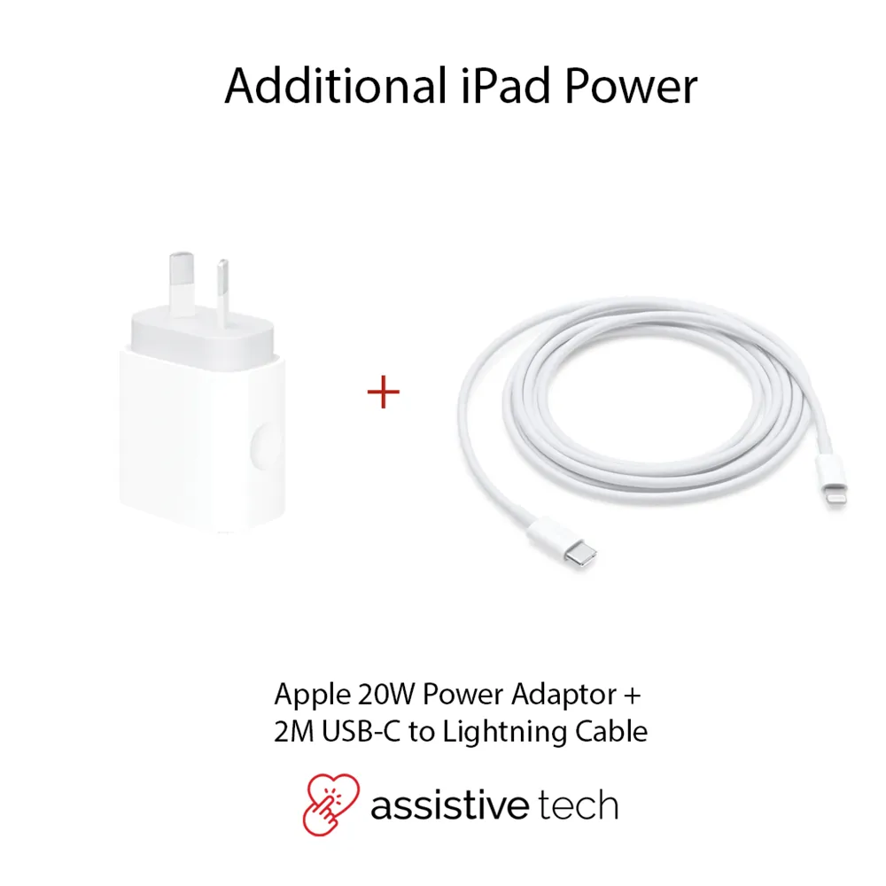 Apple 2M USB-C to Lightning Cable   Apple 20W Power Adapter Bundle