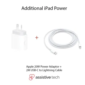 Apple 2M USB-C to Lightning Cable   Apple 20W Power Adapter Bundle