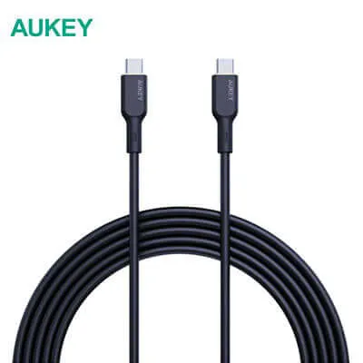 Aukey CB-SCC101/CB-SCC102 Circlet Blink 100W Silicone USB-C to USB-C Cable