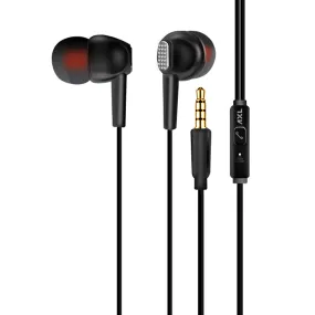 AXL EP-21 In-Ear | Wired Earphone | Heavy Bass with in-Line mic | Ergonomic Design (Black/White)