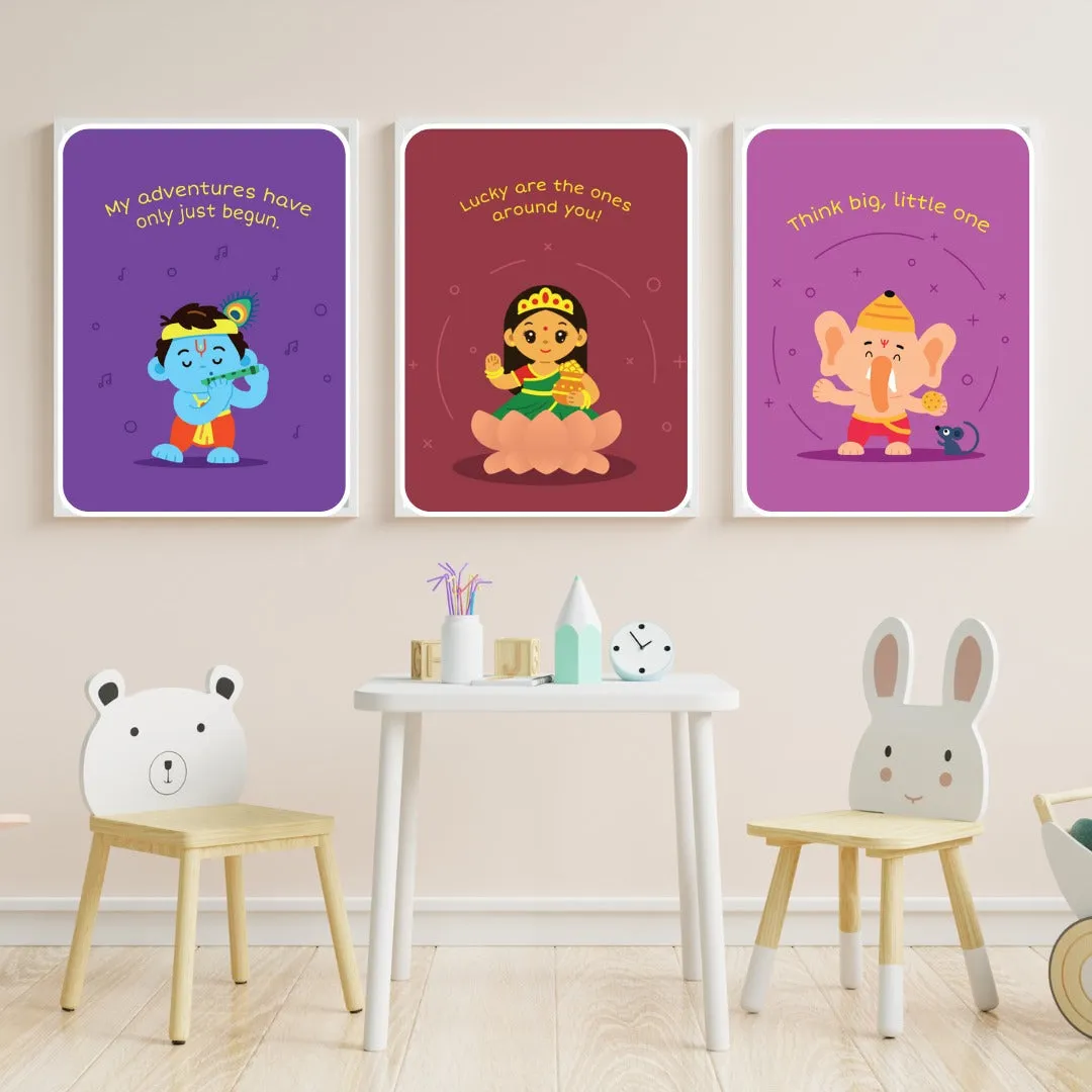 Baby Ganesh Wall Print