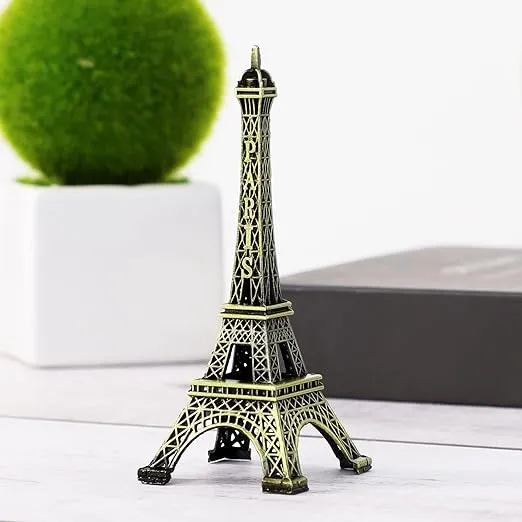 Babymoon Antique Eiffel Tower Miniature Statue | Decorative Add-ons | Baby Photography Props