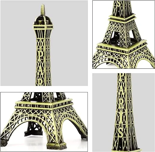 Babymoon Antique Eiffel Tower Miniature Statue | Decorative Add-ons | Baby Photography Props