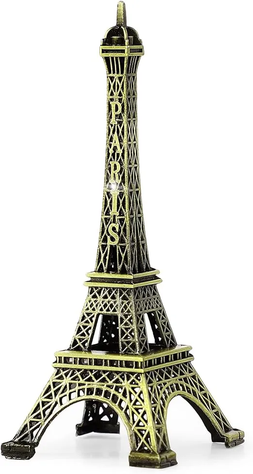 Babymoon Antique Eiffel Tower Miniature Statue | Decorative Add-ons | Baby Photography Props