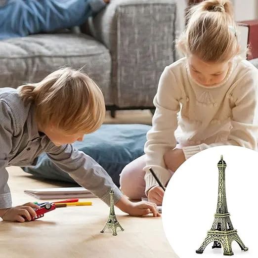 Babymoon Antique Eiffel Tower Miniature Statue | Decorative Add-ons | Baby Photography Props