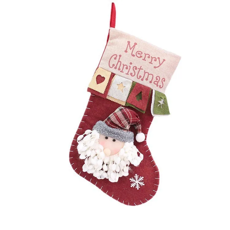 Babymoon Christmas Santa Large Boots Socks Stocking | Decorative Add-ons | Photography Prop