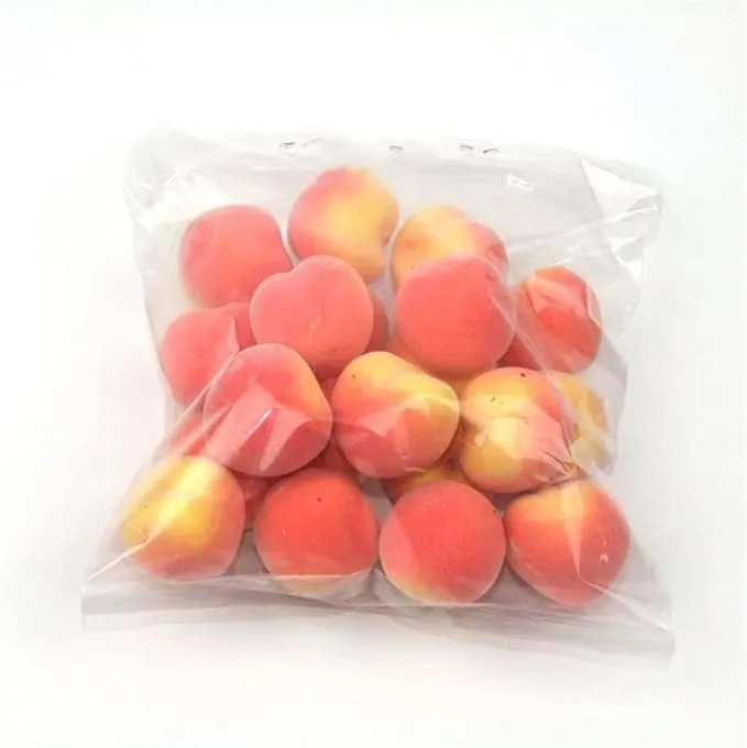 Babymoon Plastic Artificial Peach | Decorative Add-ons | Photography Props | Set of 20