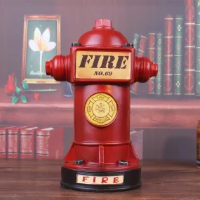 Babymoon Resin Retro Miniature Fire Hydrant | Decorative Add-ons | Baby Photography Props