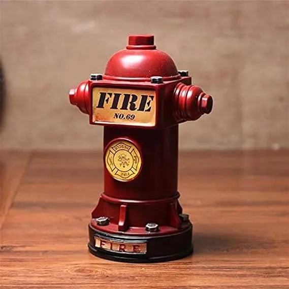 Babymoon Resin Retro Miniature Fire Hydrant | Decorative Add-ons | Baby Photography Props