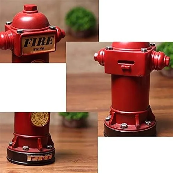 Babymoon Resin Retro Miniature Fire Hydrant | Decorative Add-ons | Baby Photography Props