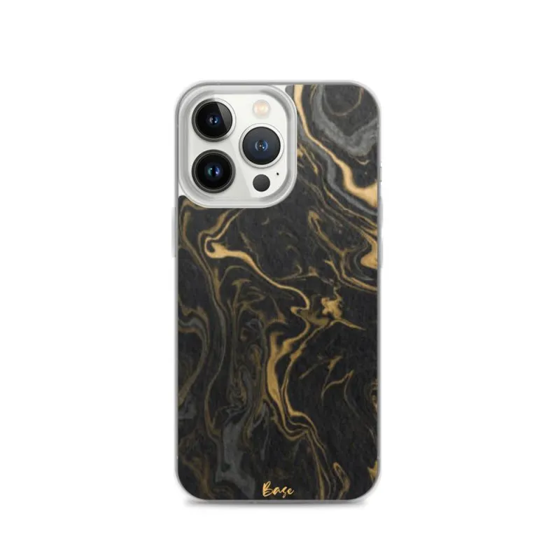 Base Apparel iPhone Case - Black Marble