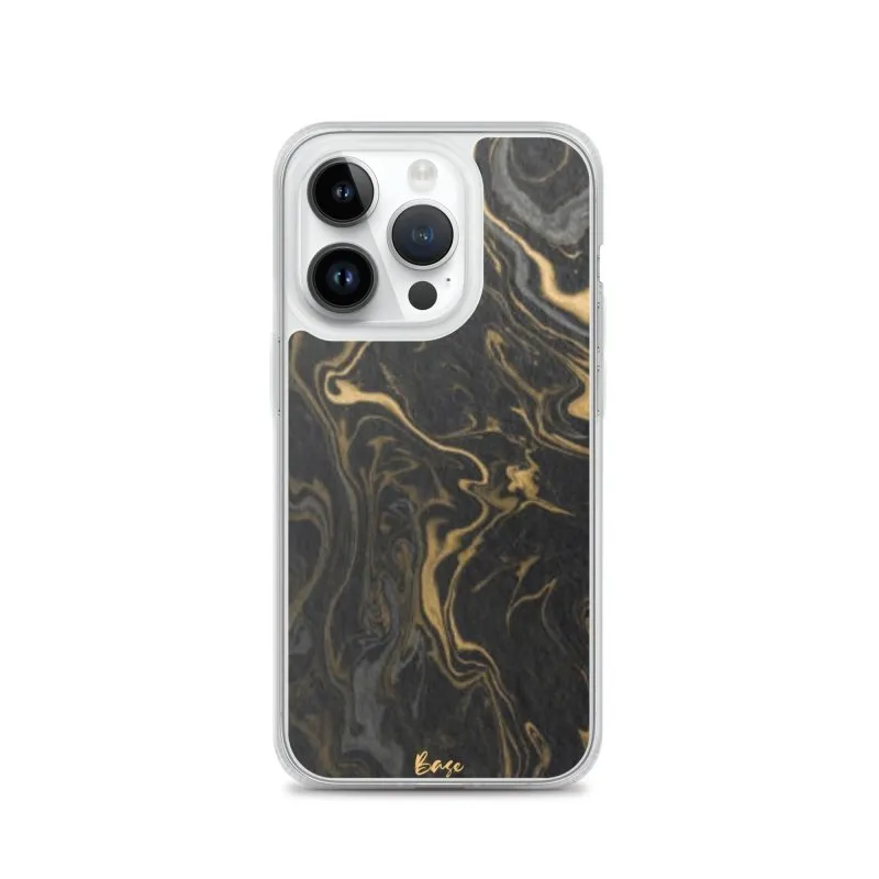 Base Apparel iPhone Case - Black Marble