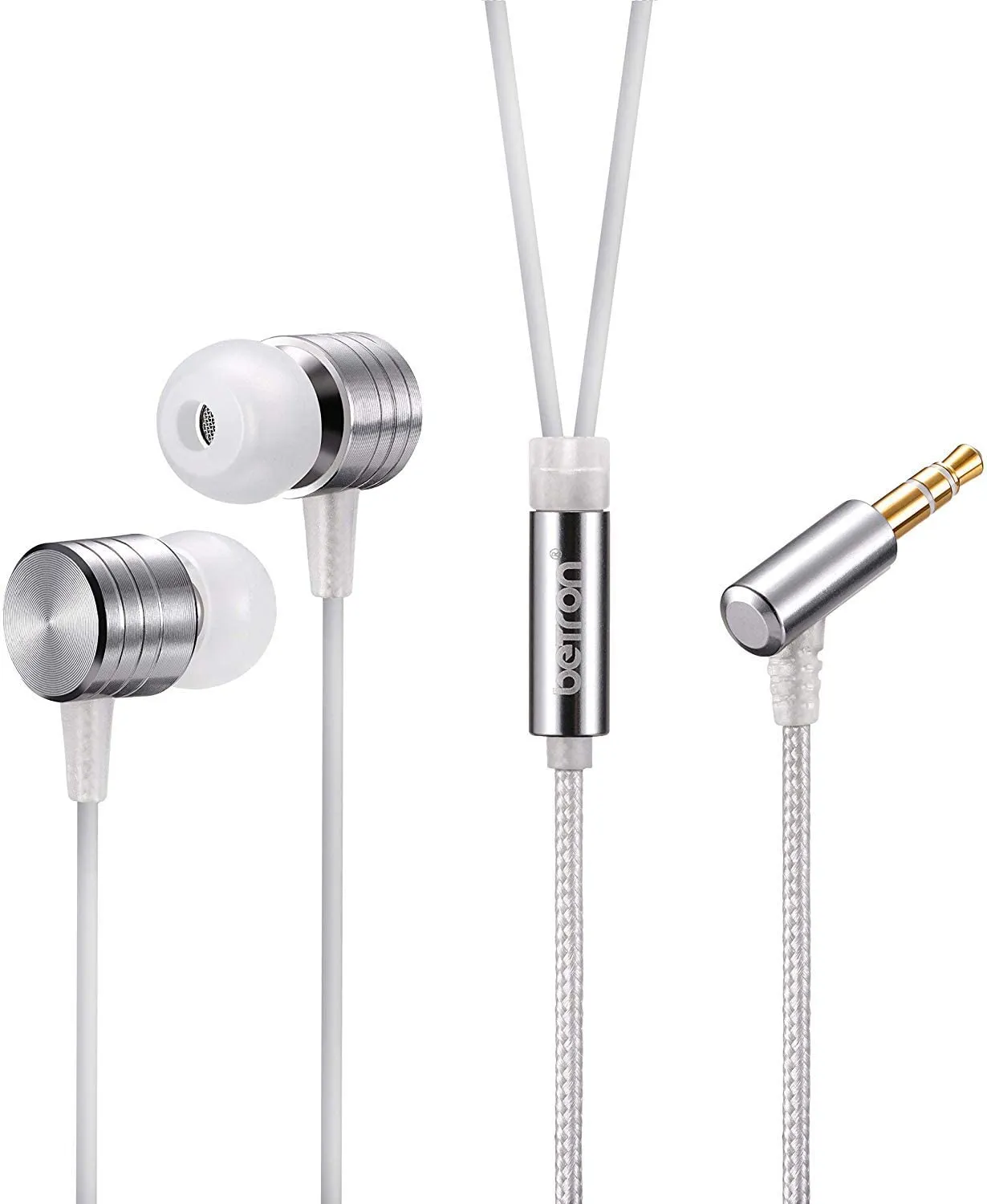 Betron B550s Earphones Noise Isolating Earbuds Heavy Deep Bass In Ear Headphone 3.5mm Audio Jack