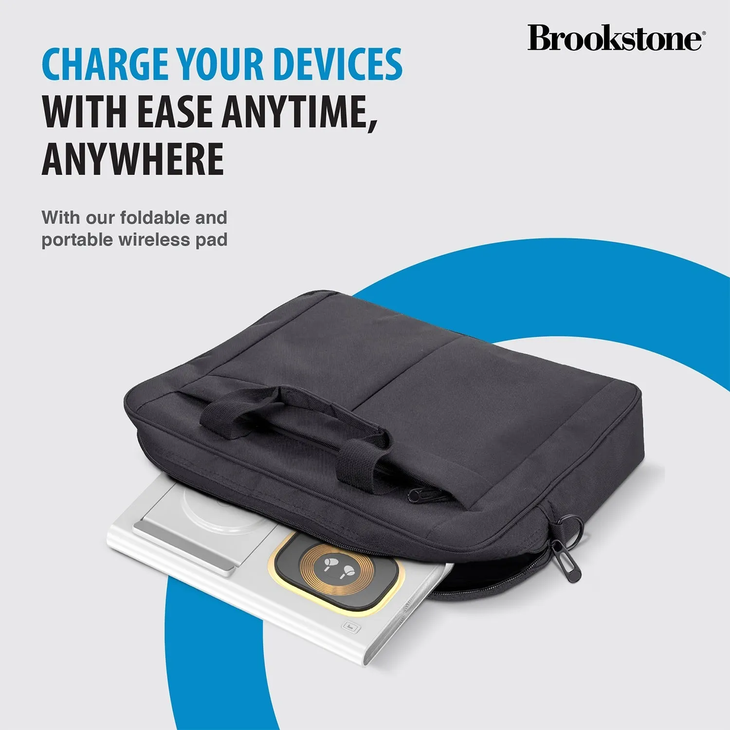 Brookstone 3-in-1 Wireless Charging Station for Apple iPhone, AirPods, and Apple Watch