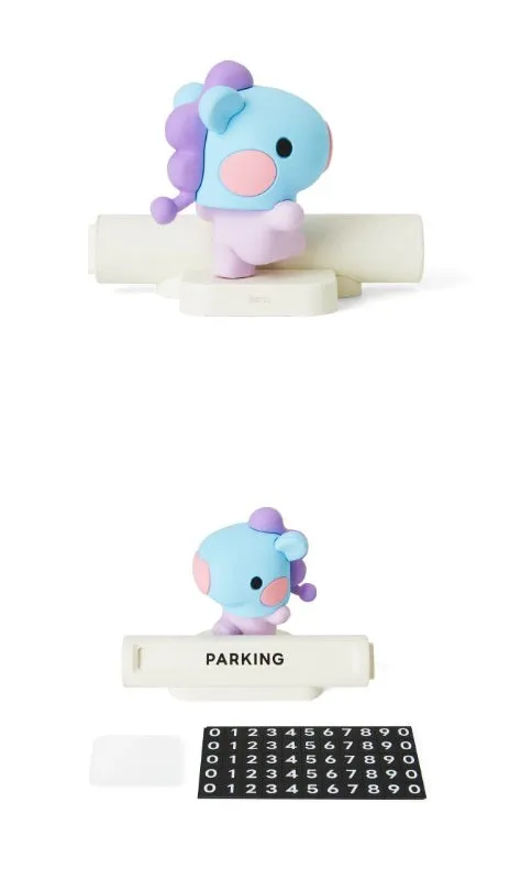 BT21 MININI CAR FIGURE PHONE NUMBER PLATE