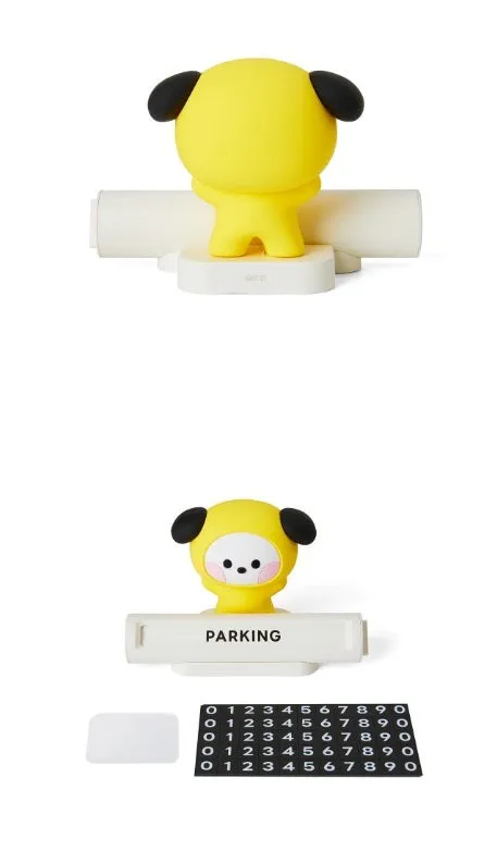 BT21 MININI CAR FIGURE PHONE NUMBER PLATE