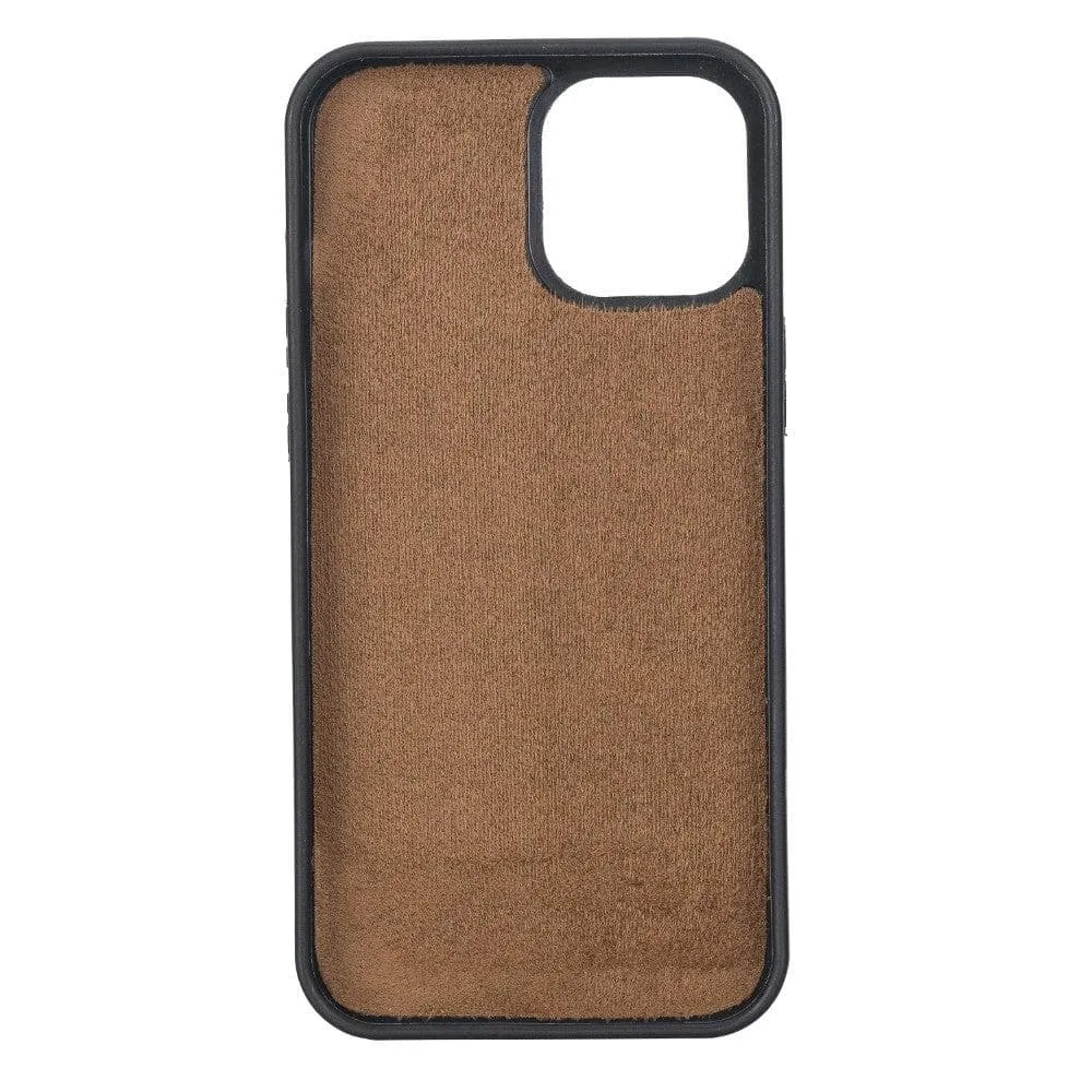 Carter iPhone 13 PRO Detachable Wallet Case, Dark Brown