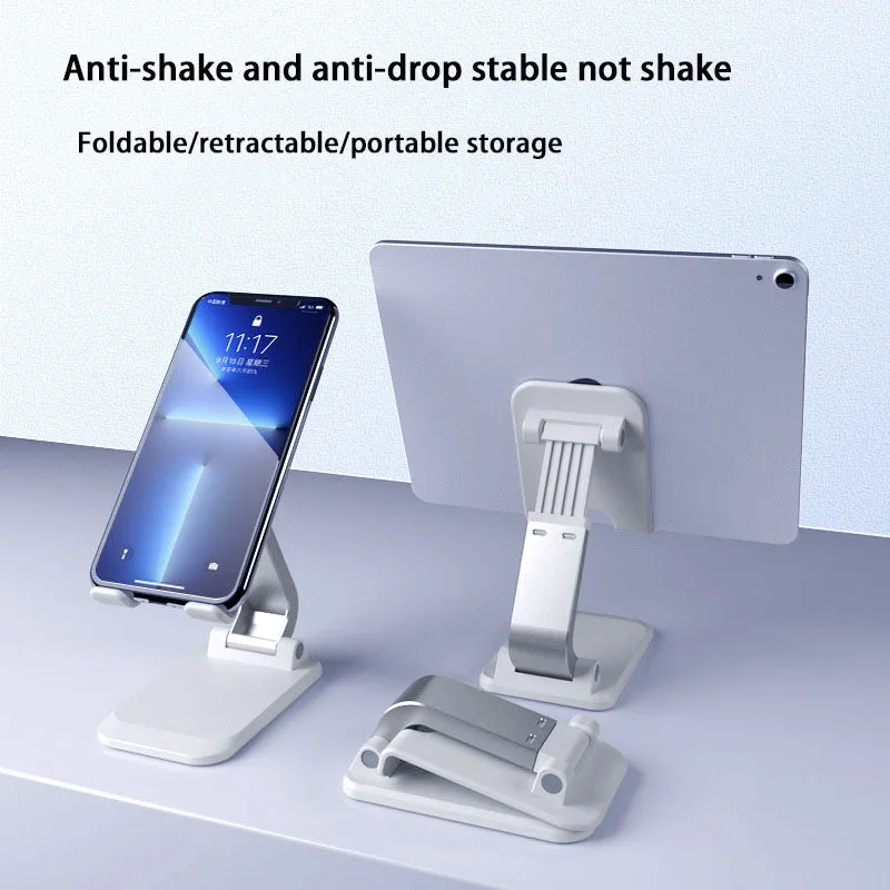 Cell Phone Stand Desktop Live Support Frame Multifunctional Tablet Stand Foldable Retractable Phone Stand