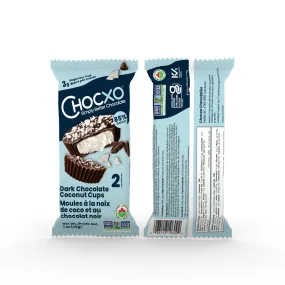 ChocXo Dark Chocolate Coconut Cups (2 cups)