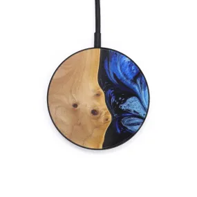 Circle Wood Resin Wireless Charger - Aranza (Dark Blue, 611786)