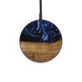 Circle Wood Wireless Charger - Auston (Blue, 731323)