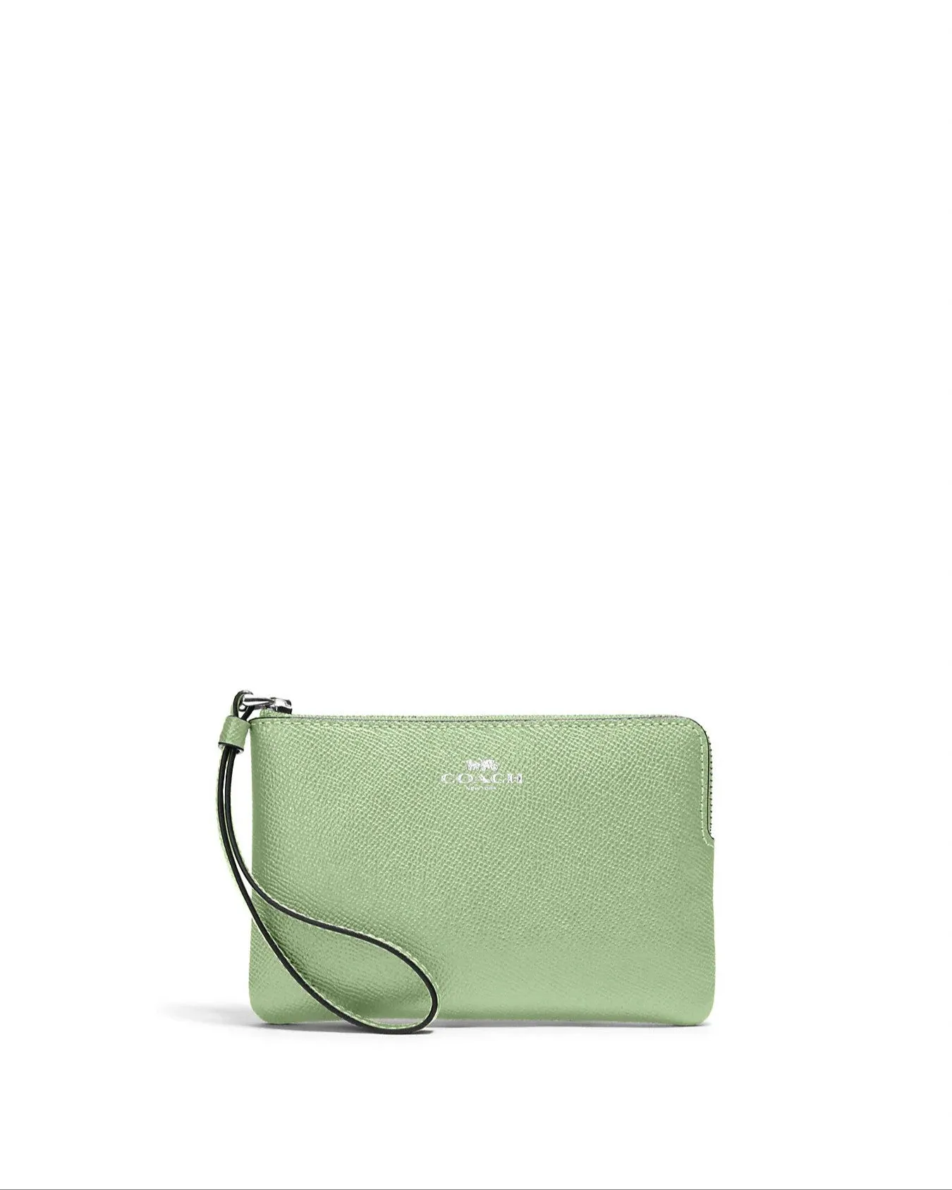 Coach Corner Zip Wristlet