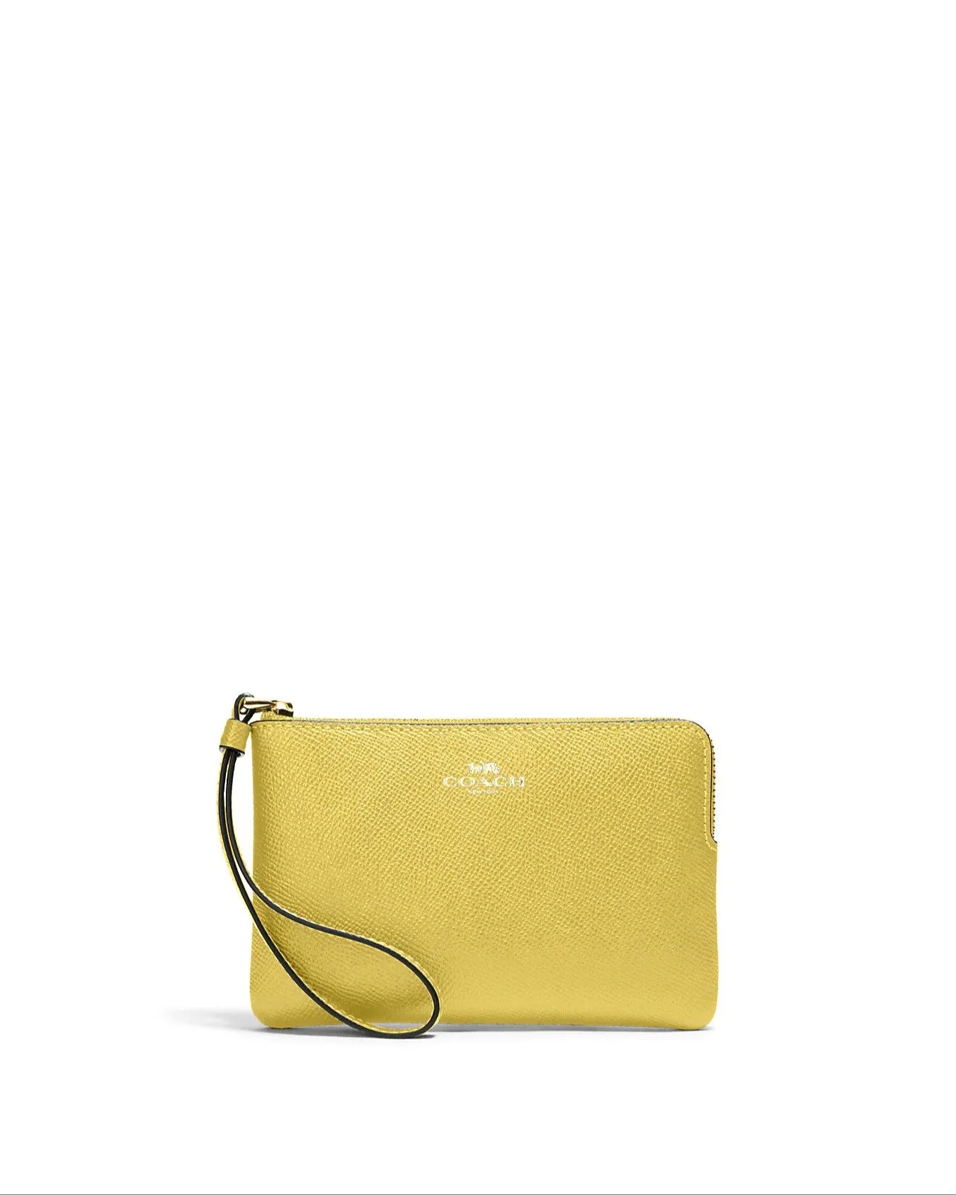 Coach Corner Zip Wristlet