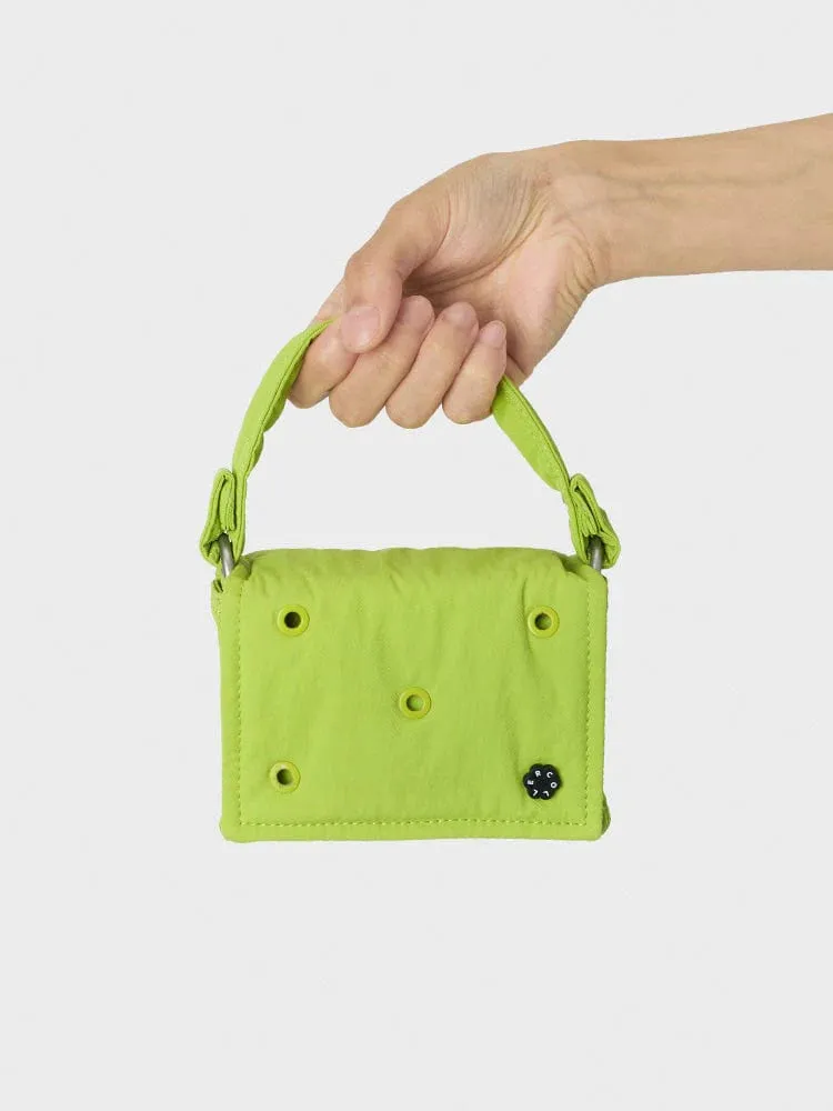 COLLER PETITE TOTE BAG APPLE GREEN