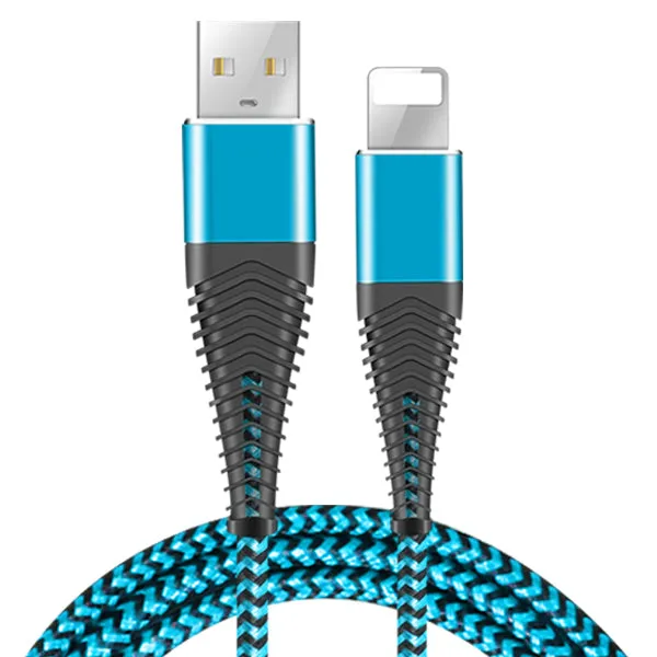 Coolreall USB Cable for iPhone Xs max Xr X 8 7 6 plus 6s 5 s plus iPad 2.4A Fast Charging Cable Cord Mobile Phone Usb Data Cable