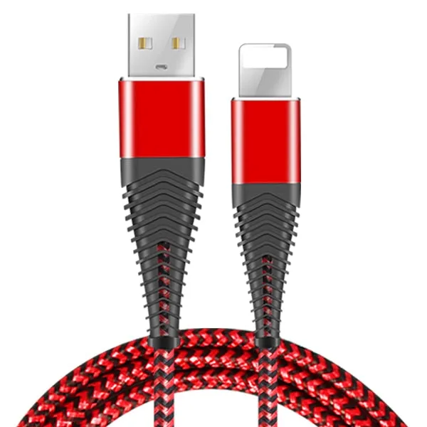 Coolreall USB Cable for iPhone Xs max Xr X 8 7 6 plus 6s 5 s plus iPad 2.4A Fast Charging Cable Cord Mobile Phone Usb Data Cable