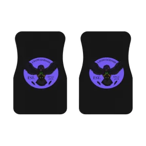 Crowgodshi Car Mats (2x Front), PURPLE