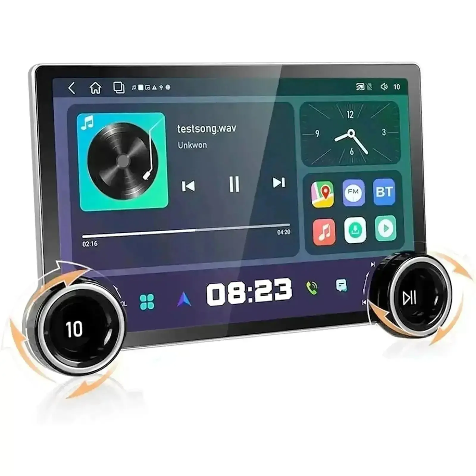 Diamond 2K - 11.5 Inch Dual Knob Android Multimedia Entertainment Unit - Toyota Fortuner (05-14) M/C