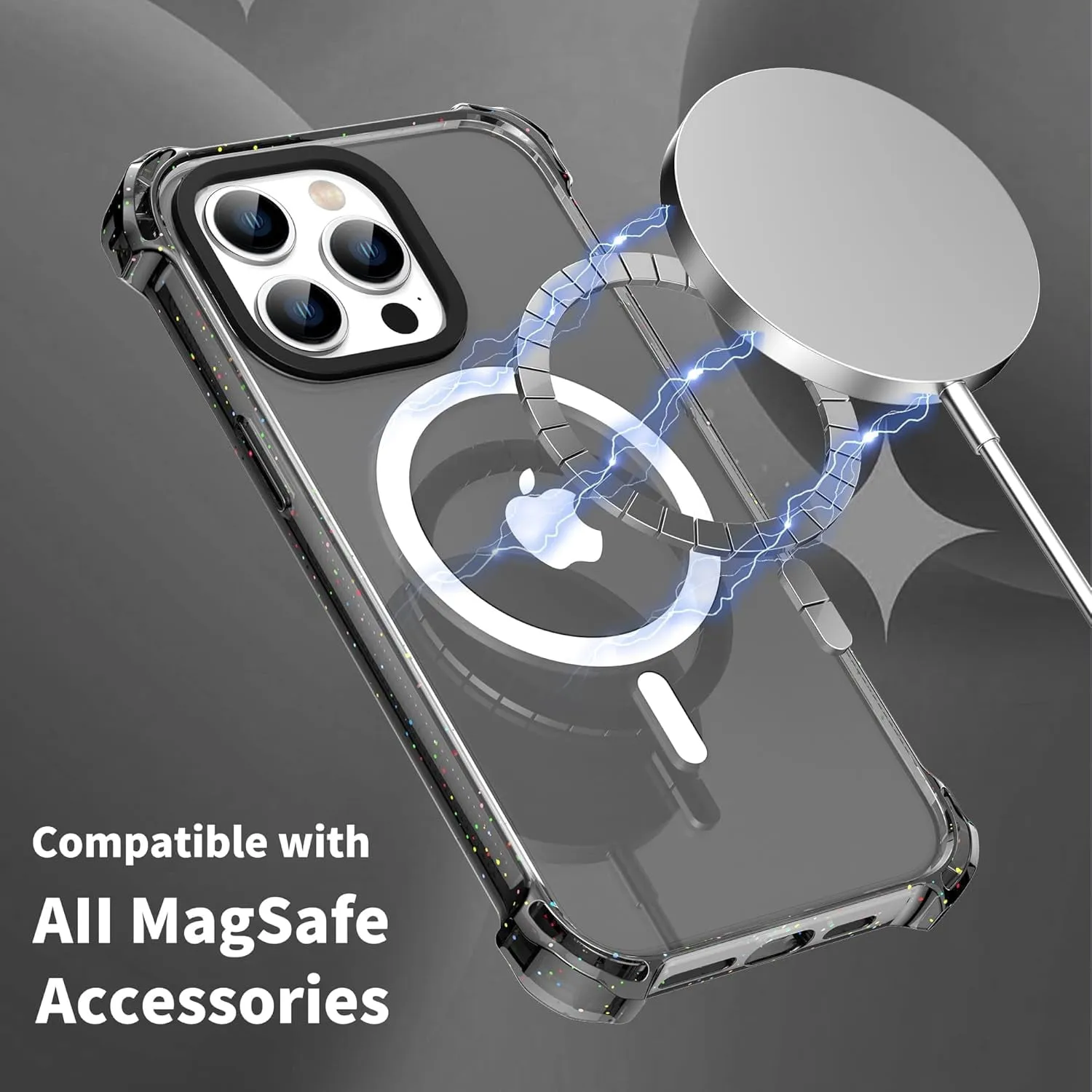 Entronix Apple iPhone 15 Pro Max/14 Pro Max [Magnetic-Compatible] Case - Bouncy Bumper,