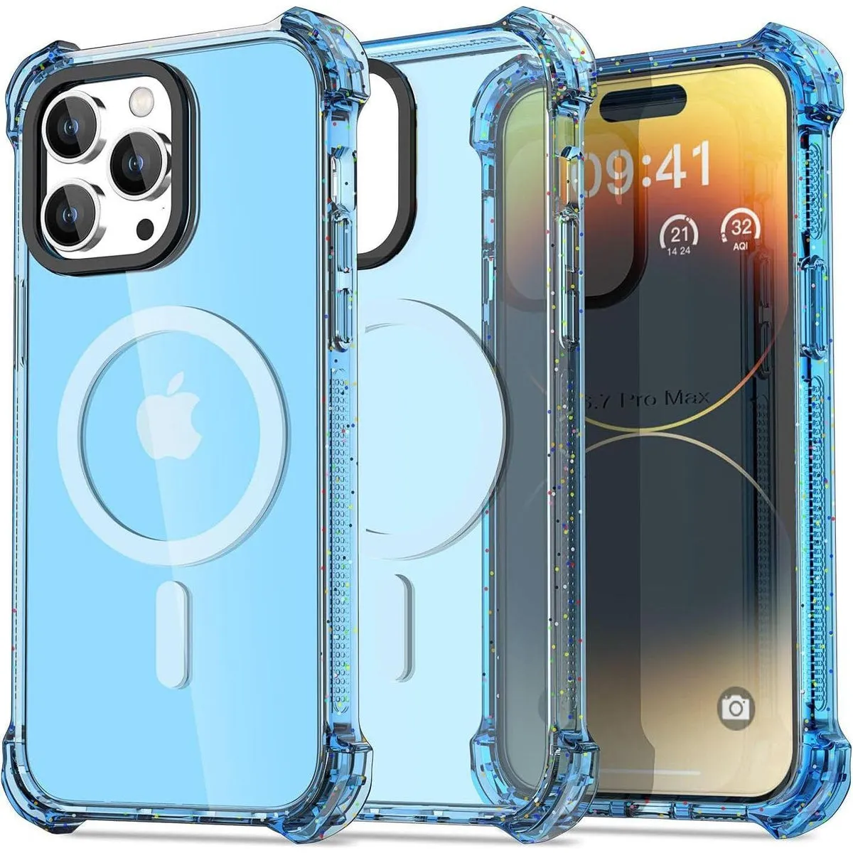 Entronix Apple iPhone 15 Pro Max/14 Pro Max [Magnetic-Compatible] Case - Bouncy Bumper,