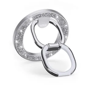 ESR HaloLock, MagSafe Compatible Universal Magnetic Ring Stand - Rhinestone Silver