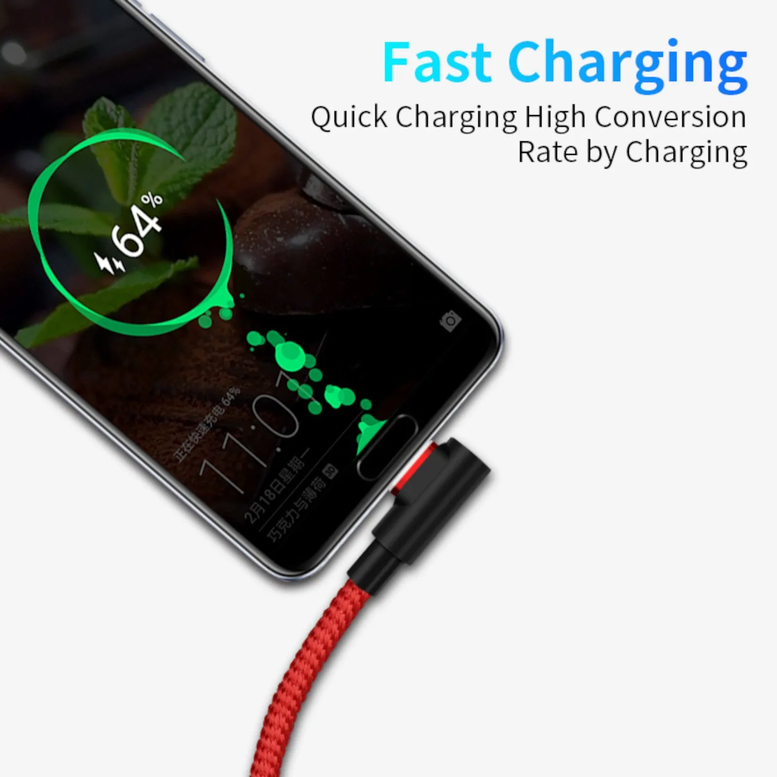 Fast Charging Magnetic Charging & Data Cable - L-Shape