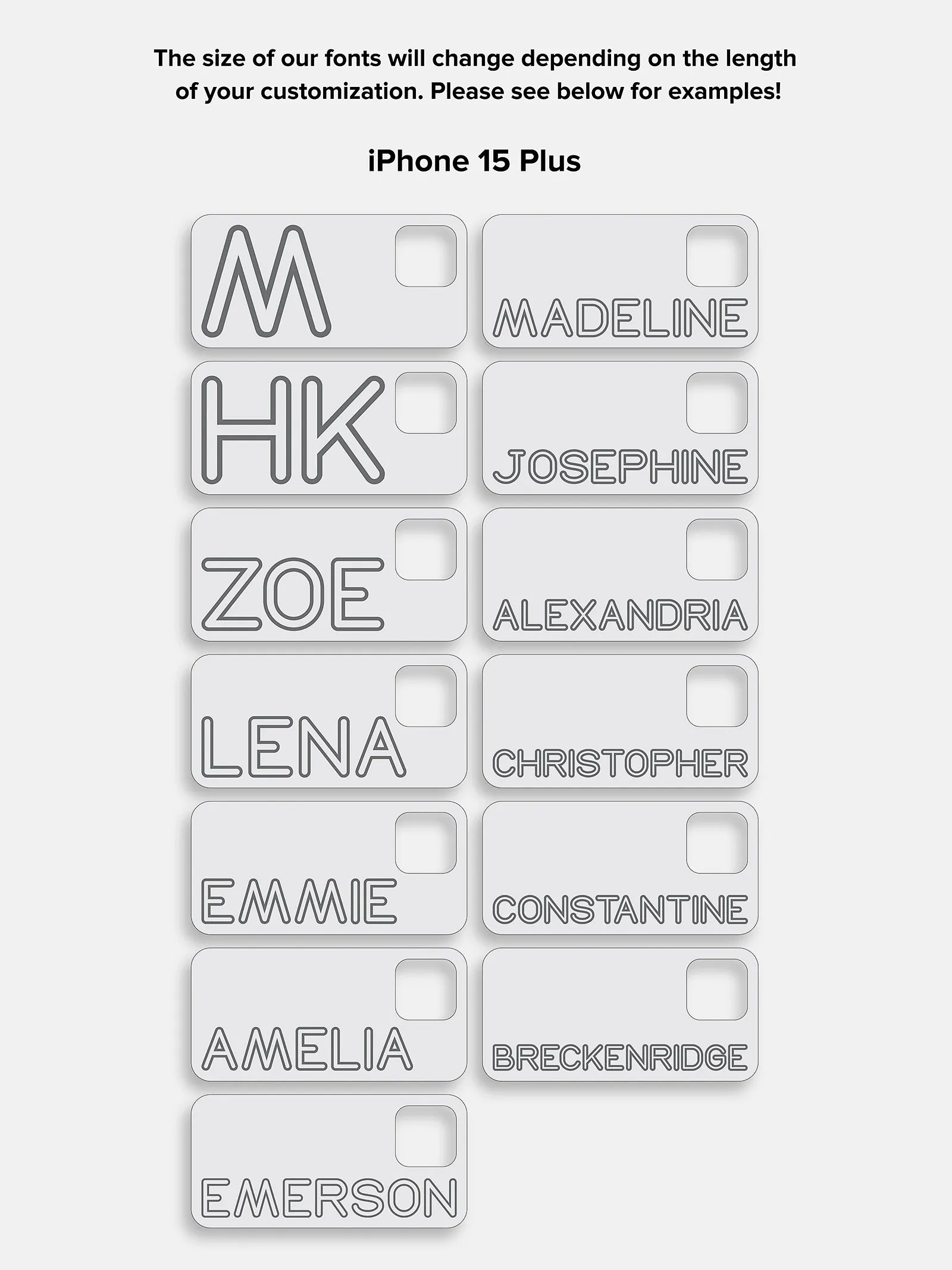 Fine Line Custom iPhone Case - Orange/White