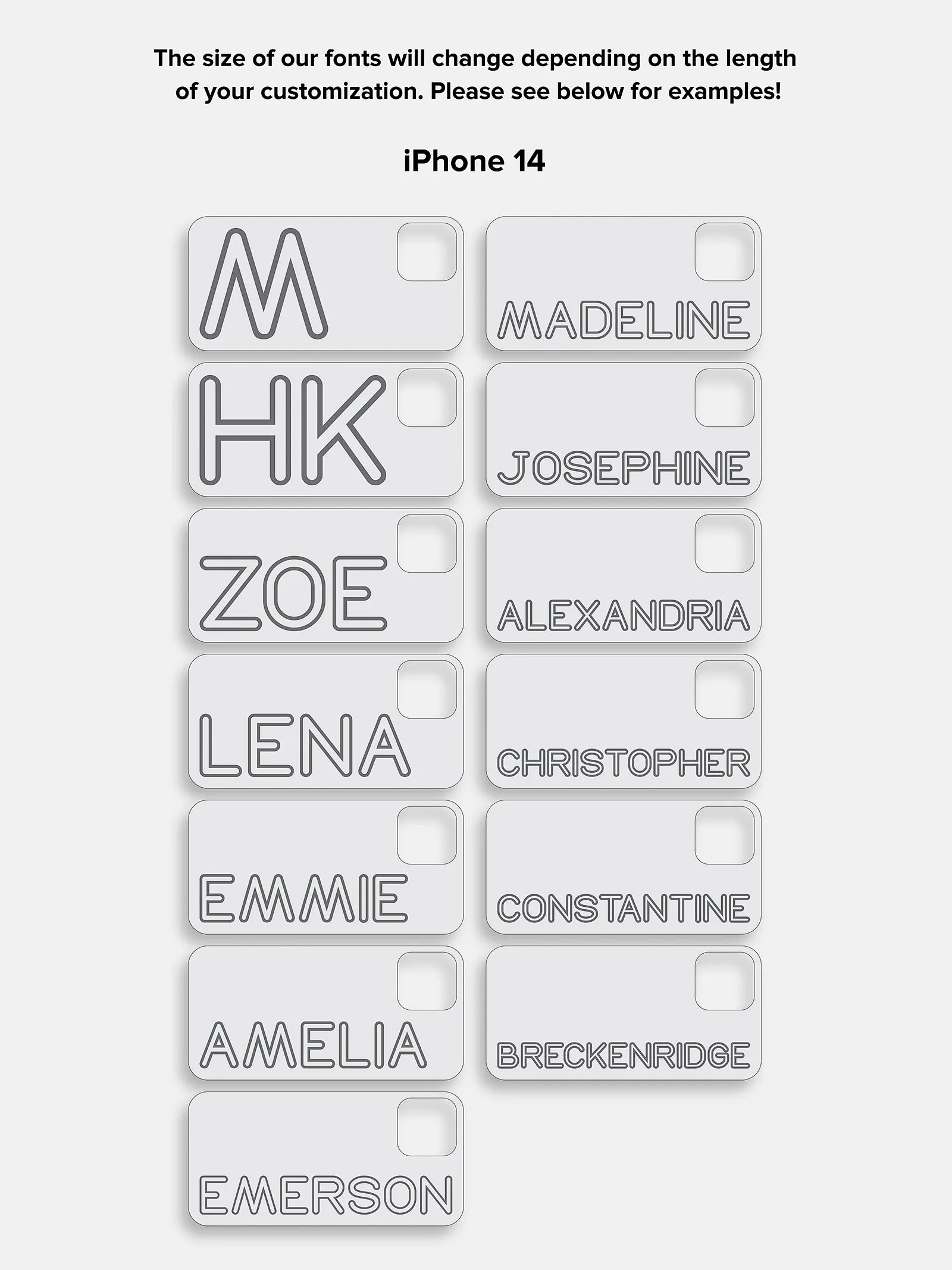 Fine Line Custom iPhone Case - Orange/White