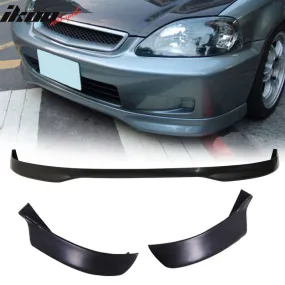 Fits 99-00 Civic T-R Front Bumper Lip  2PC Rear Bumper Lip Spats