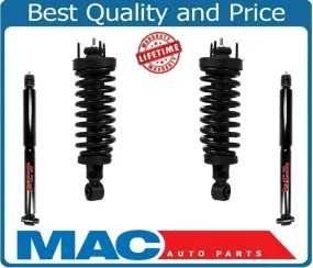 Fits Ford Crown Victoria 03-11 (2) Front Complete Strut Assembly & Rear Shocks