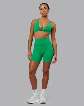 Fusion Mid-Length Shorts with Pockets - Impact Green